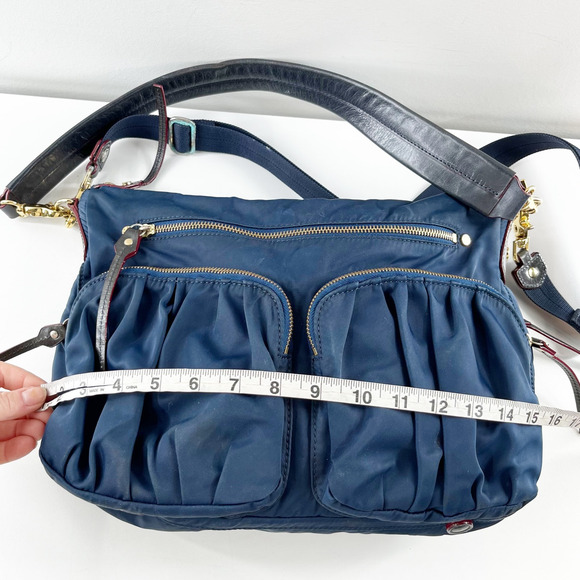 MZ Wallace Paige Mini Crossbody Bag Blue Dawn Bedford - Picture 10 of 10
